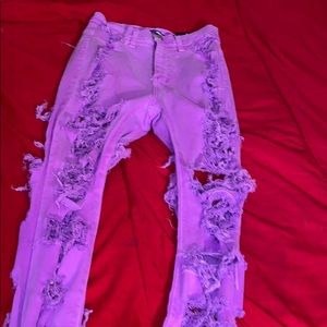 All Over Rips Fashion Nova Jeans